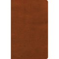 NASB Single-Column Personal Size Bible, Burnt Sienna Leathertouch - Imitation Leather