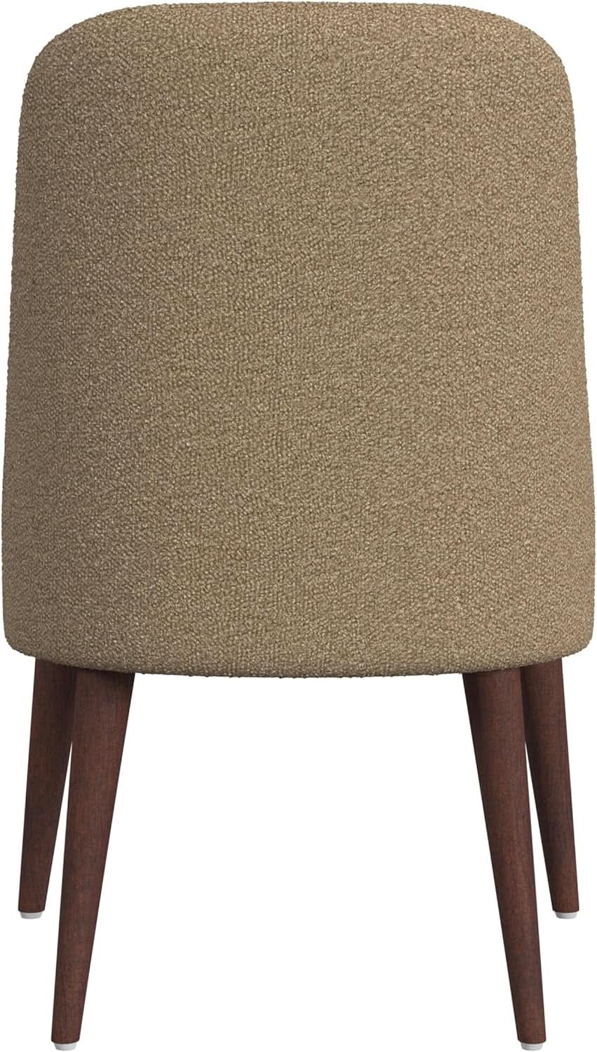 Hemet Gayle Upholstered Side Dining Chair Brown Boucle