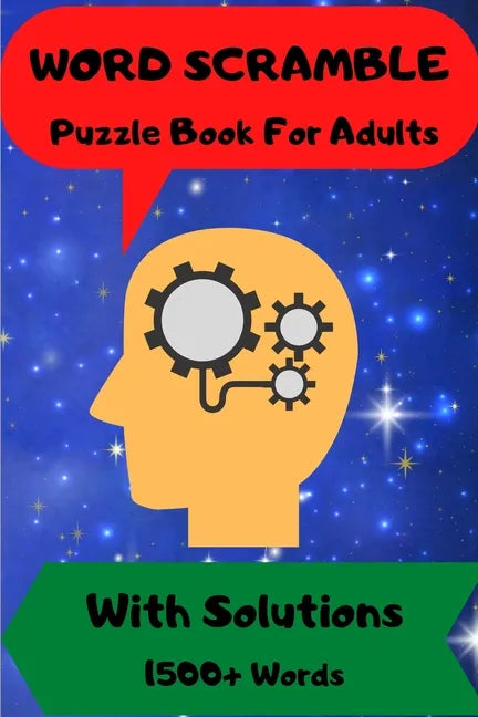 Word Scramble: For Men and Women Puzzle Book with Solutions 1500 + Words - Paperback