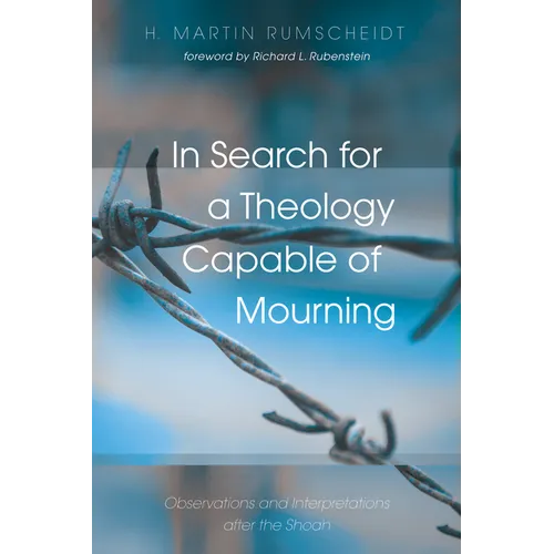 In Search for a Theology Capable of Mourning: Observations and Interpretations After the Shoah - Hardcover