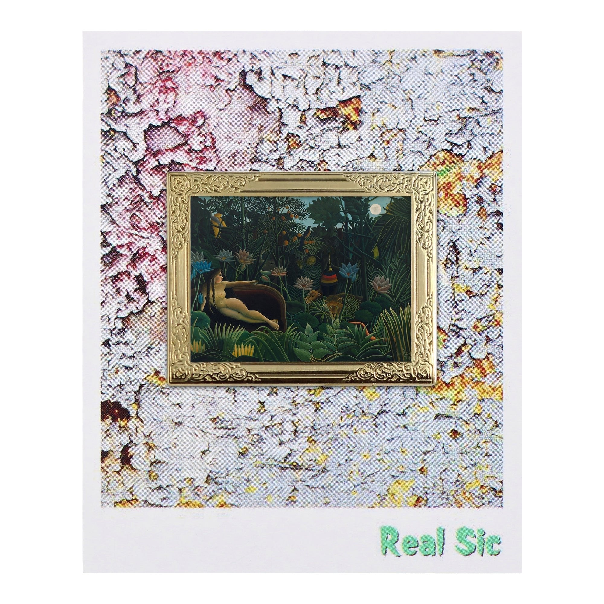 The Dream By Henri Rousseau Art Frame Pin - Museum Souvenir Fine Art Lapel Pin
