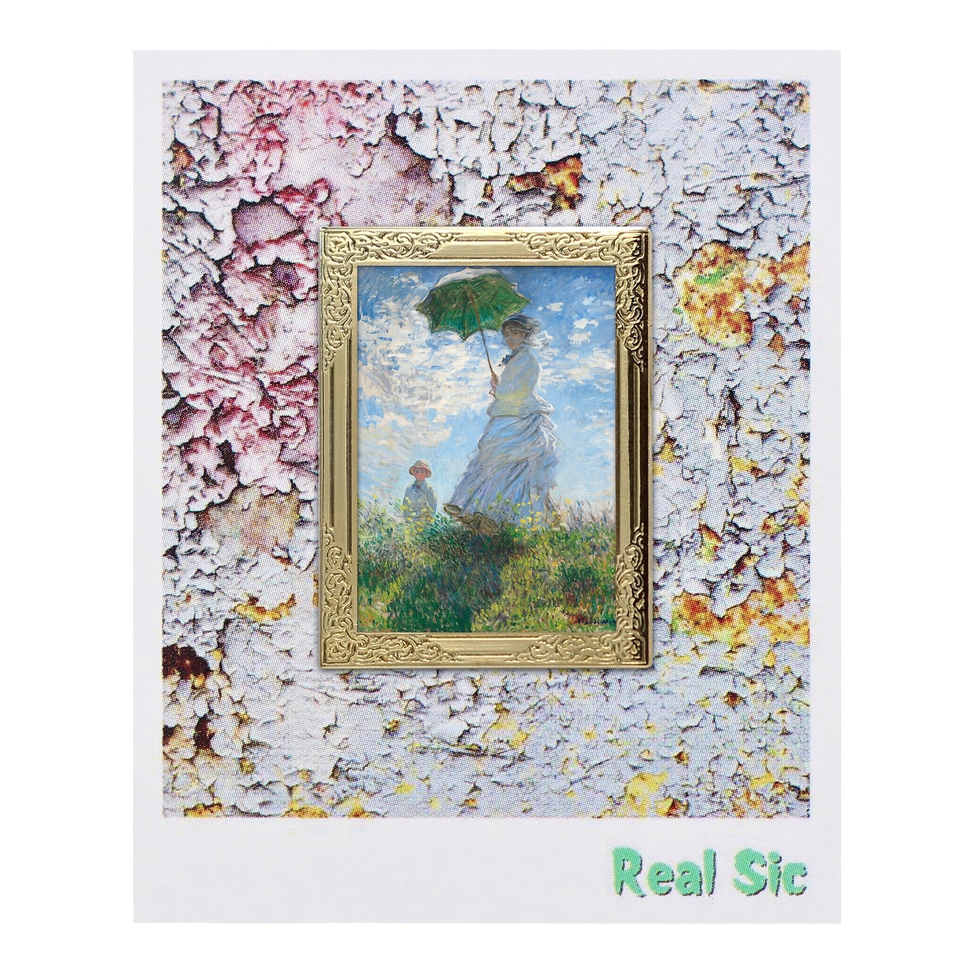 Madame Monet Art Frame Pin - Museum Souvenir Fine Art Lapel Pin