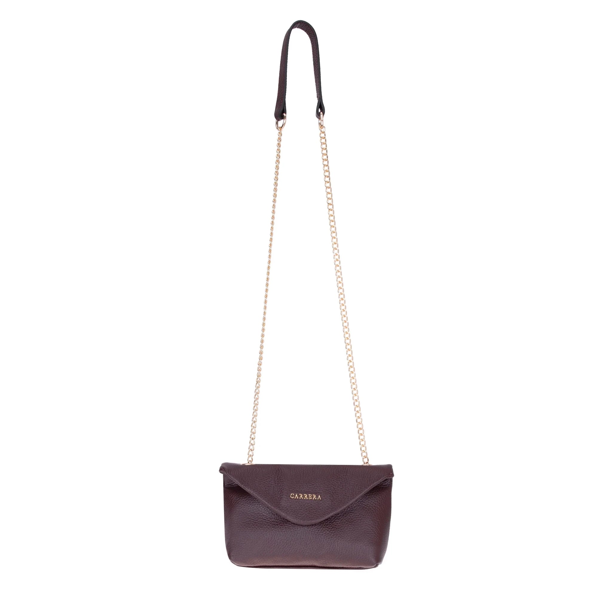 Carrera Lunera Women’s Leather Bag – Floater Leather Women’s Shoulder & Crossbody Bag with Chain Strap for Everyday Elegance | Minimal & Handcrafted