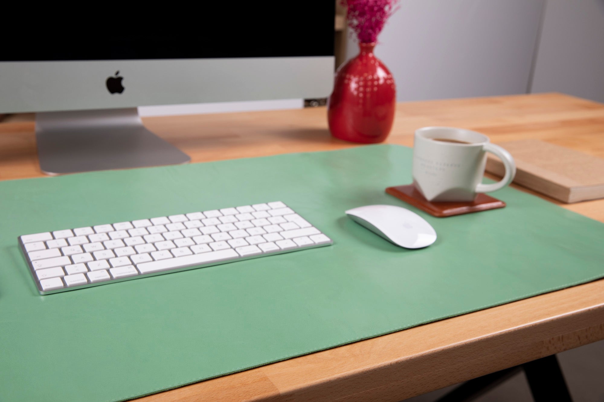 Natural Leather Desk Mat (37 cm x 80 cm)