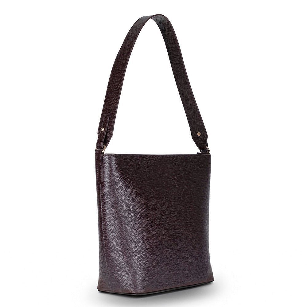 Elena Women’s Leather Tote Bag – Genuine Leather Shoulder Bag for Everyday Function | Minimal & Handcrafted