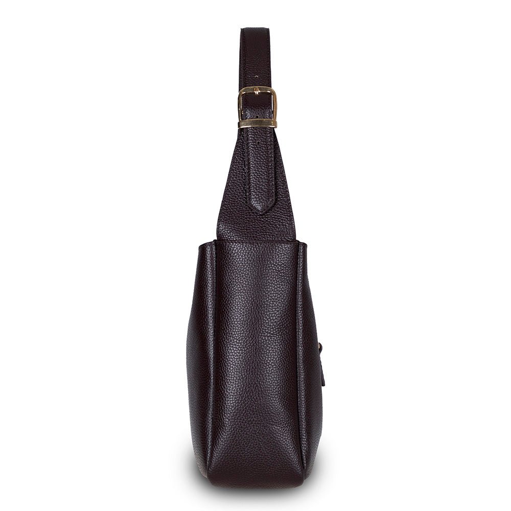 Azura Women’s Leather Shoulder Bag – Genuine Leather Handbag for Everyday Elegance | Minimal & Handcrafted