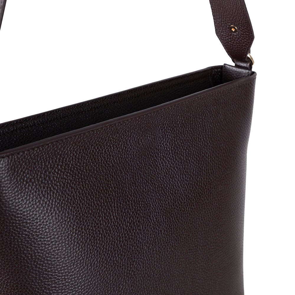 Elena Women’s Leather Tote Bag – Genuine Leather Shoulder Bag for Everyday Function | Minimal & Handcrafted