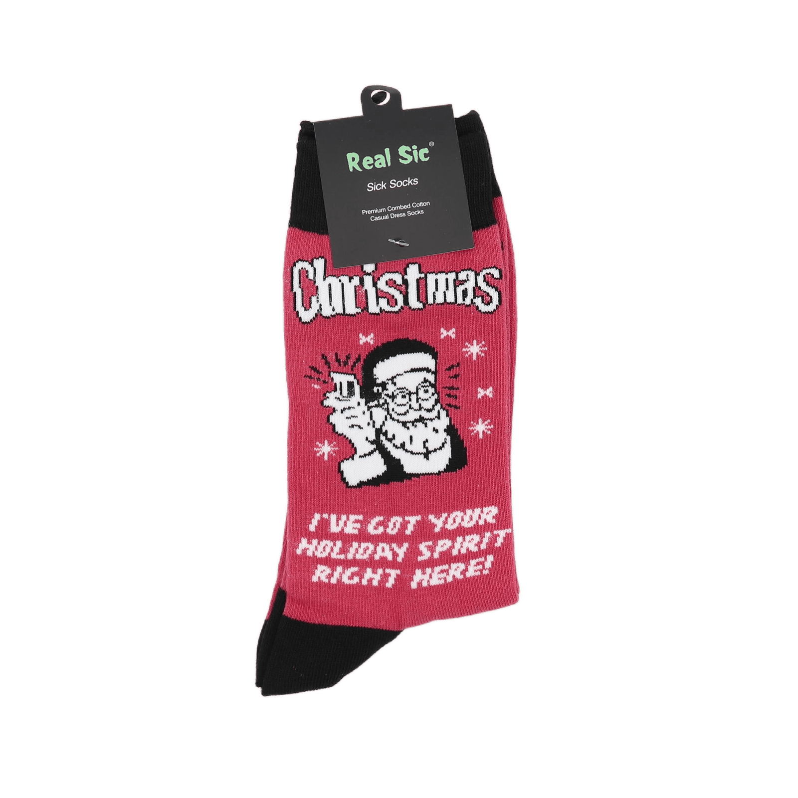 Santa Claus Holiday Socks - Comfy Cotton for Men & Women