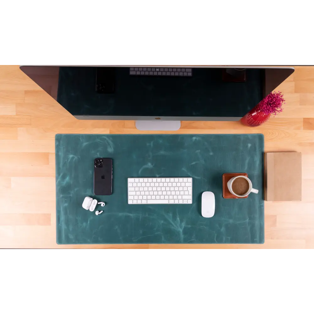Natural Leather Desk Mat (37 cm x 80 cm)