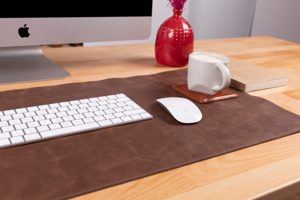 Leather Desk Mat (37 cm X 80 cm)