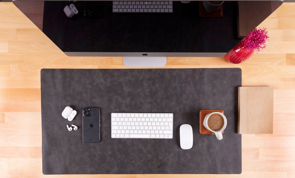 Natural Leather Desk Mat (91 cm x 48 cm)