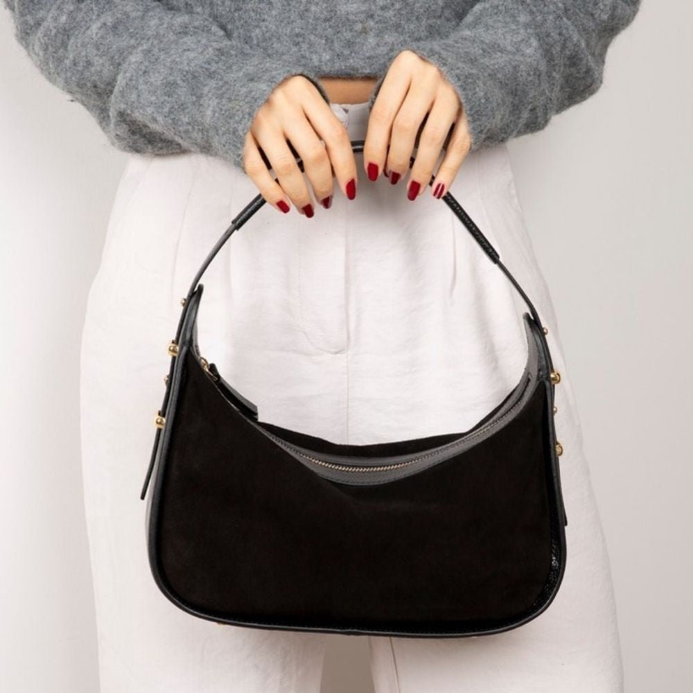 Dolcezza Women’s Suede Leather Bag – Suede Leather Women’s Tote & Shoulder Bag for Everyday Elegance | Minimal & Handcrafted