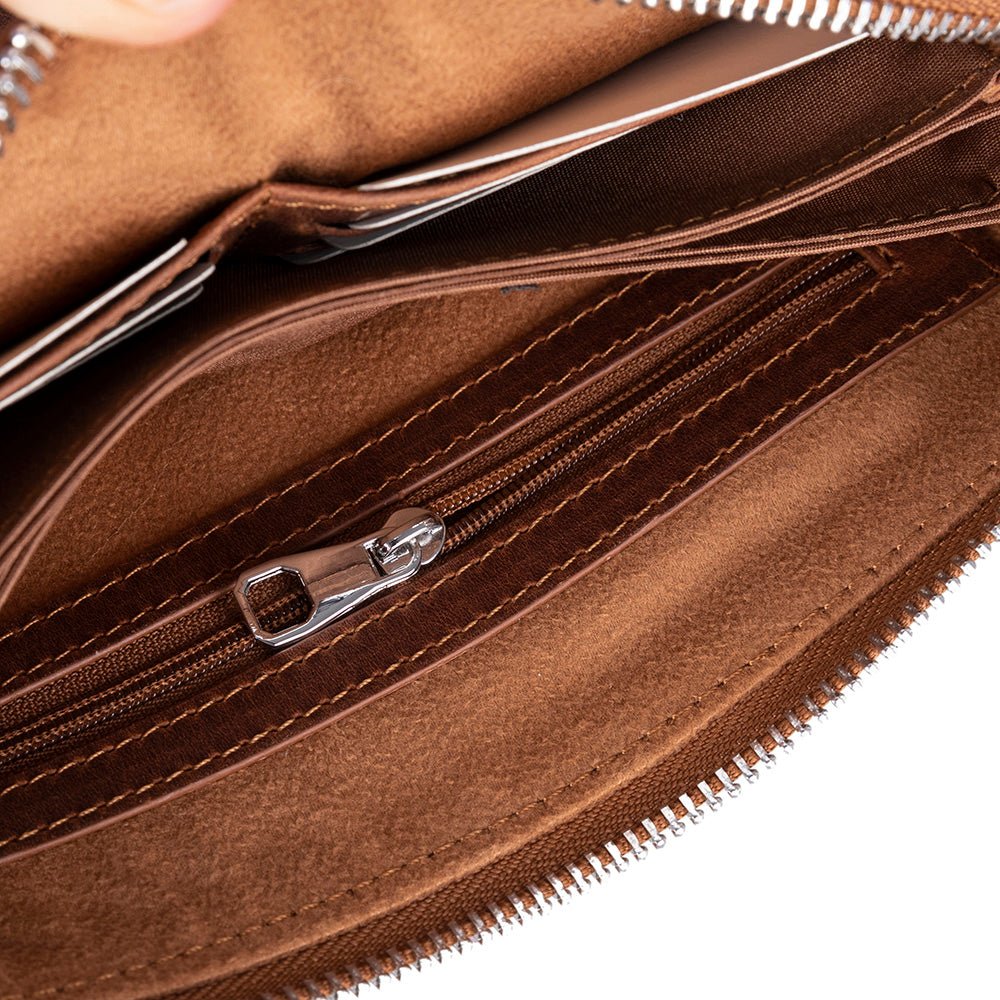 Lupus Leather Clutch Bag – Genuine Leather Wrist Clutch for Men & Women for Everyday Elegance | Minimal & Handcrafted