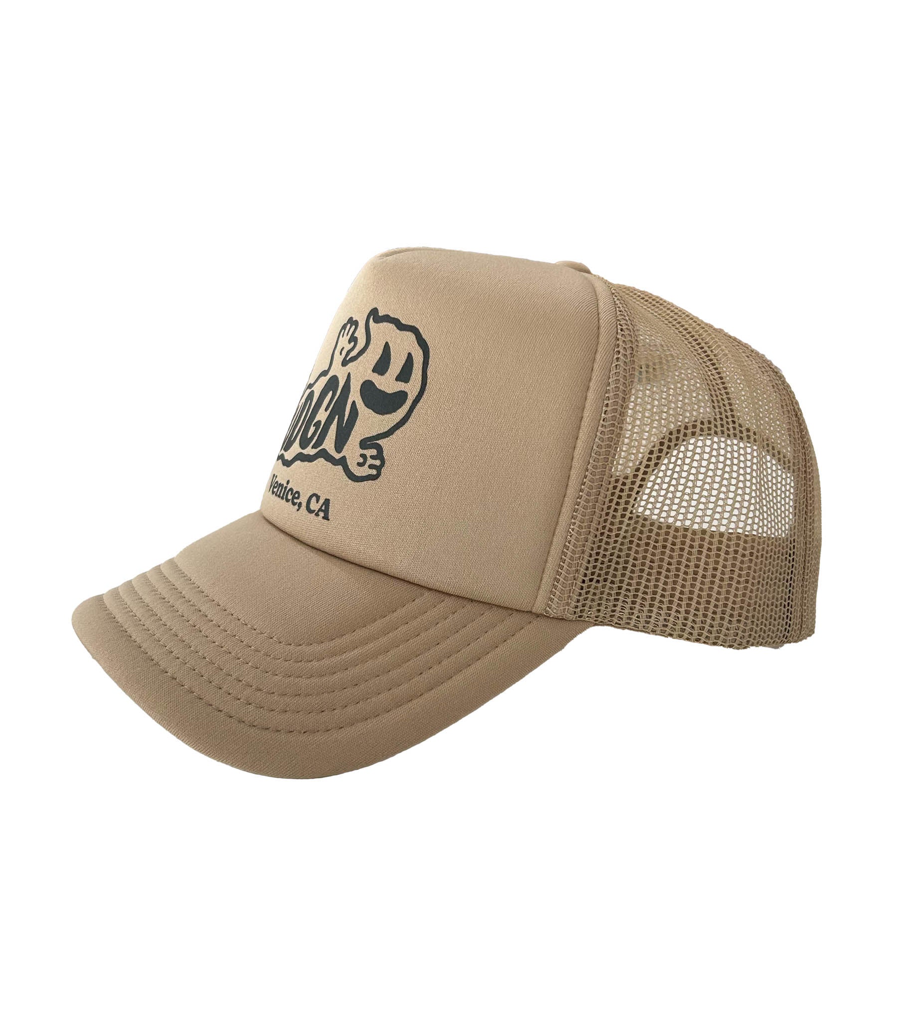 Ghost Logo Trucker (Tan)