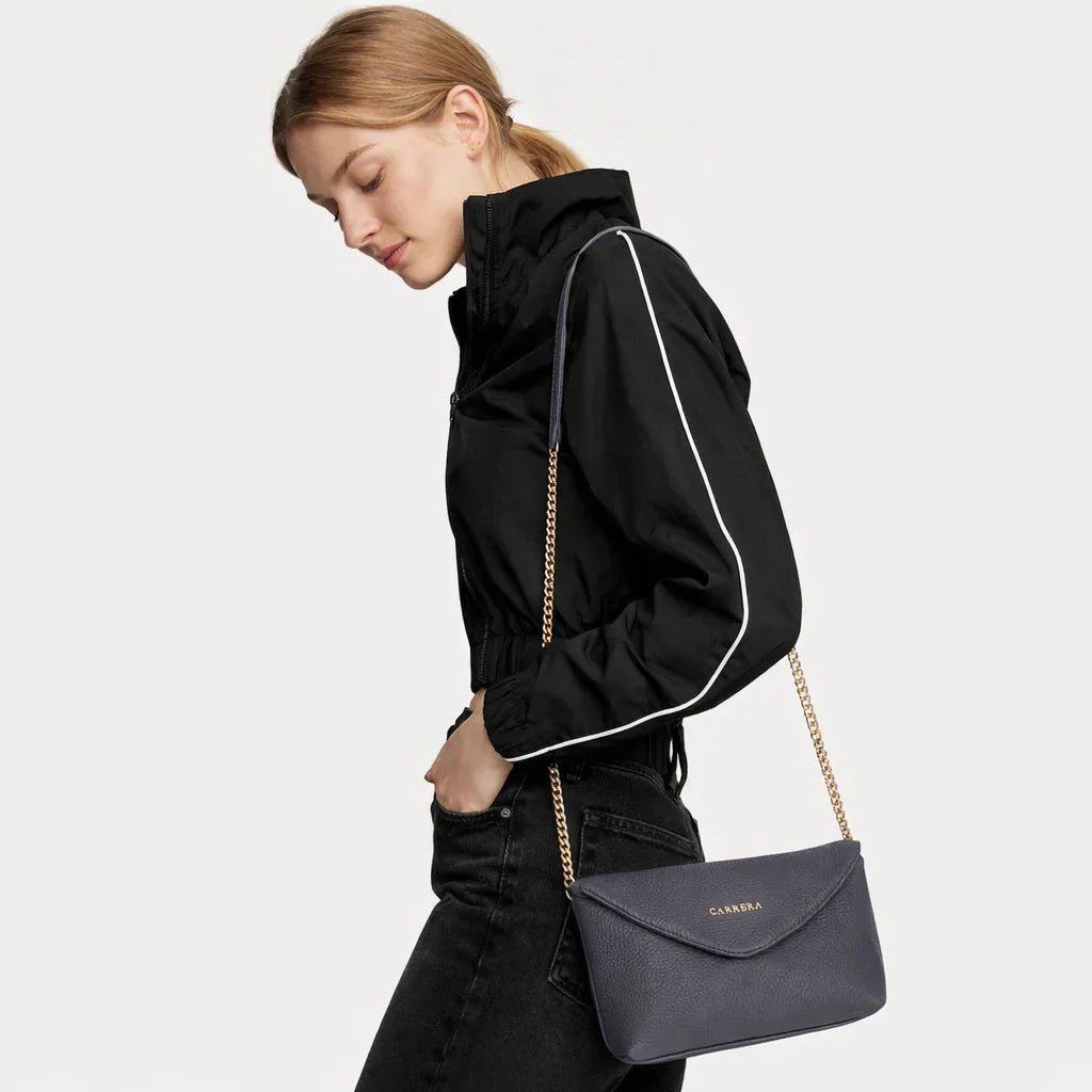 Carrera Lunera Women’s Leather Bag – Floater Leather Women’s Shoulder & Crossbody Bag with Chain Strap for Everyday Elegance | Minimal & Handcrafted