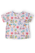 La Dolce Vita Ruffle Pocket Tee