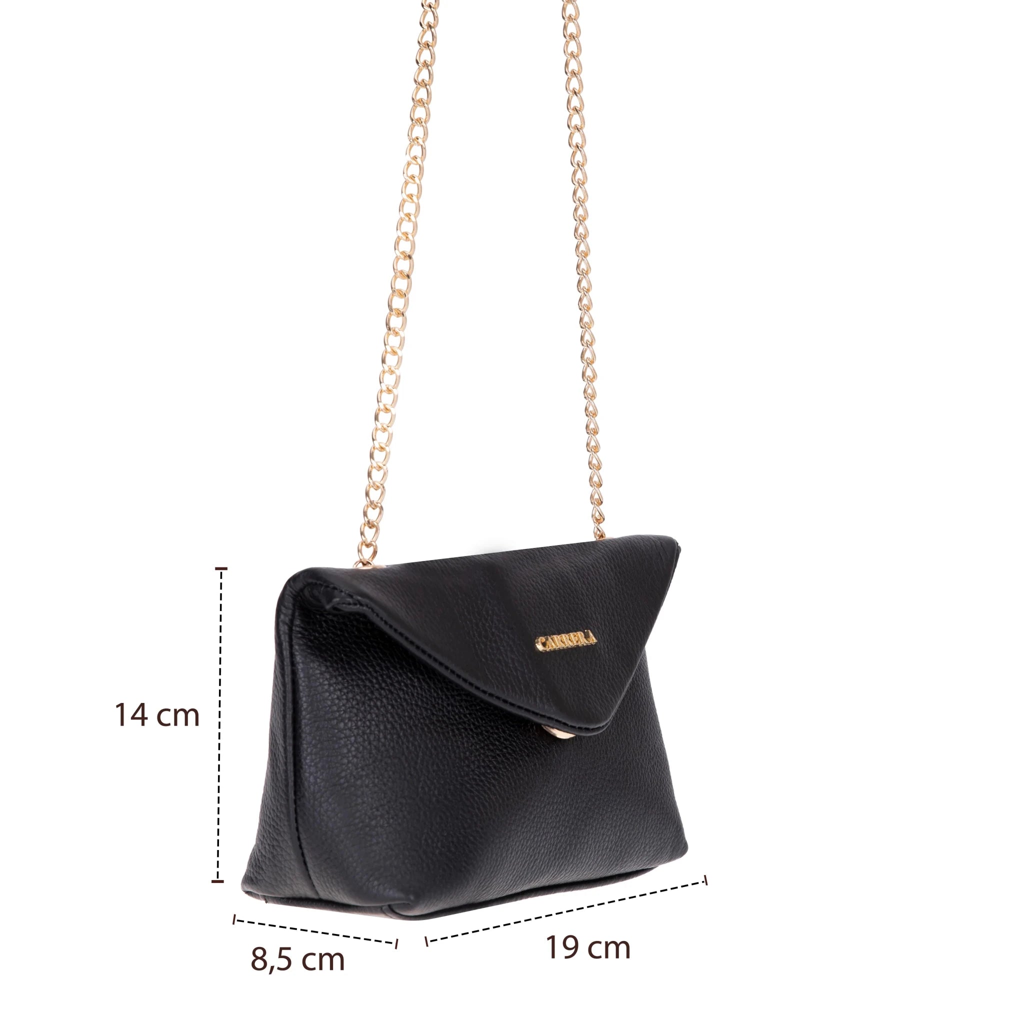 Carrera Lunera Women’s Leather Bag – Floater Leather Women’s Shoulder & Crossbody Bag with Chain Strap for Everyday Elegance | Minimal & Handcrafted
