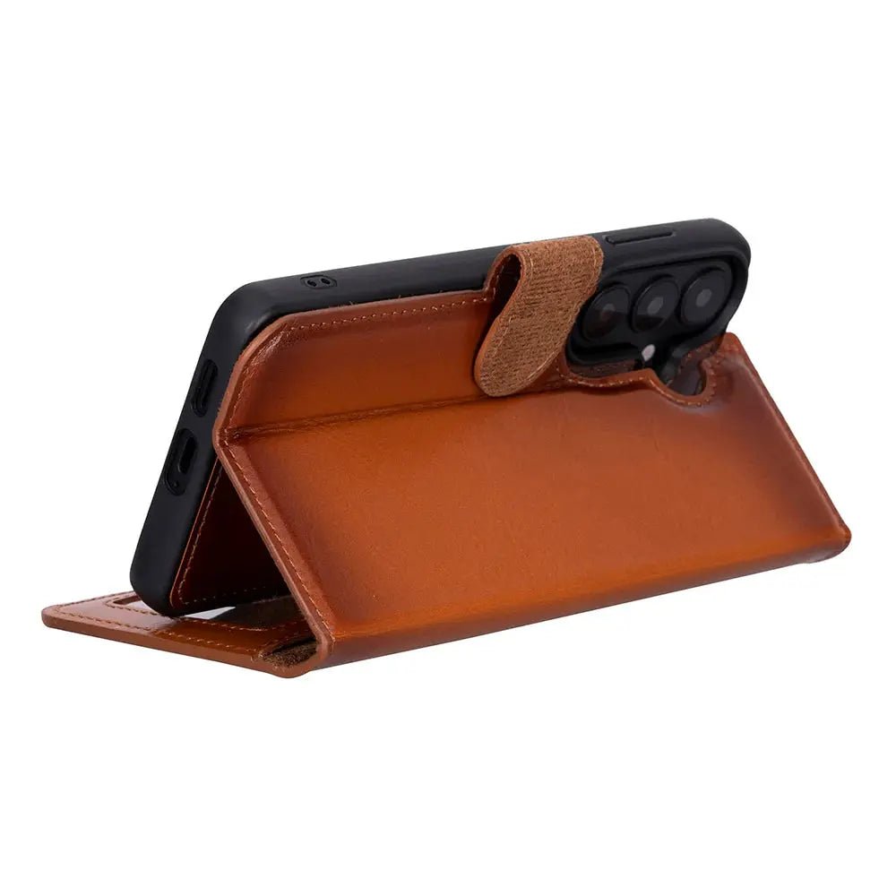 Samsung Galaxy S26 Leather Wallet Case Detachable RFID – Magic