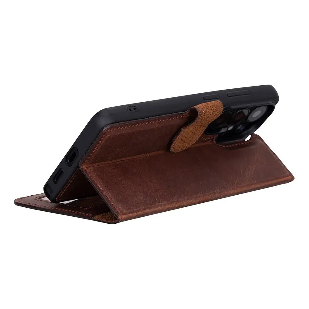 Samsung Galaxy S26 Leather Wallet Case Detachable RFID – Magic