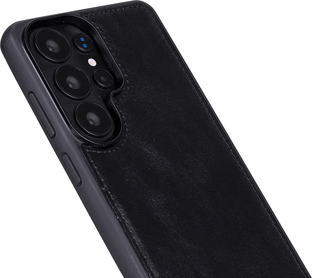 Magic Samsung Galaxy S26 Ultra Detachable Leather Wallet Case – Genuine Leather Phone Case for Everyday Carry | Minimal & Handcrafted