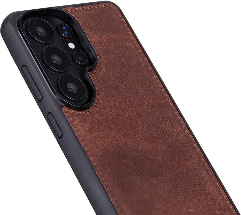 Magic Samsung Galaxy S26 Ultra Detachable Leather Wallet Case – Genuine Leather Phone Case for Everyday Carry | Minimal & Handcrafted