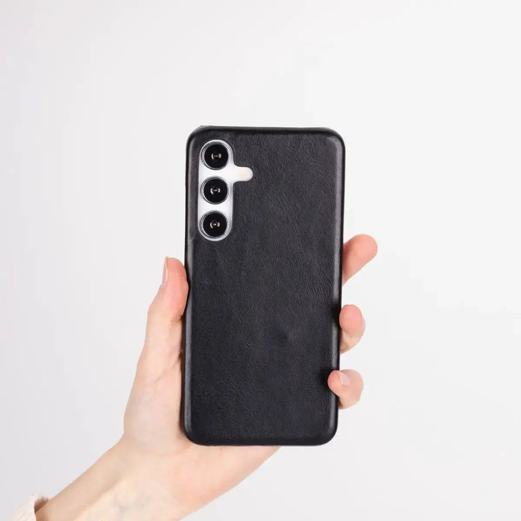 Samsung Galaxy S25 Full-Grain Leather Slim Case MagSafe – Ultimate Jacket