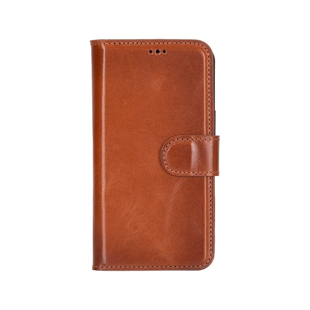 iPhone 16E Leather Wallet Case Detachable RFID – Magic Series