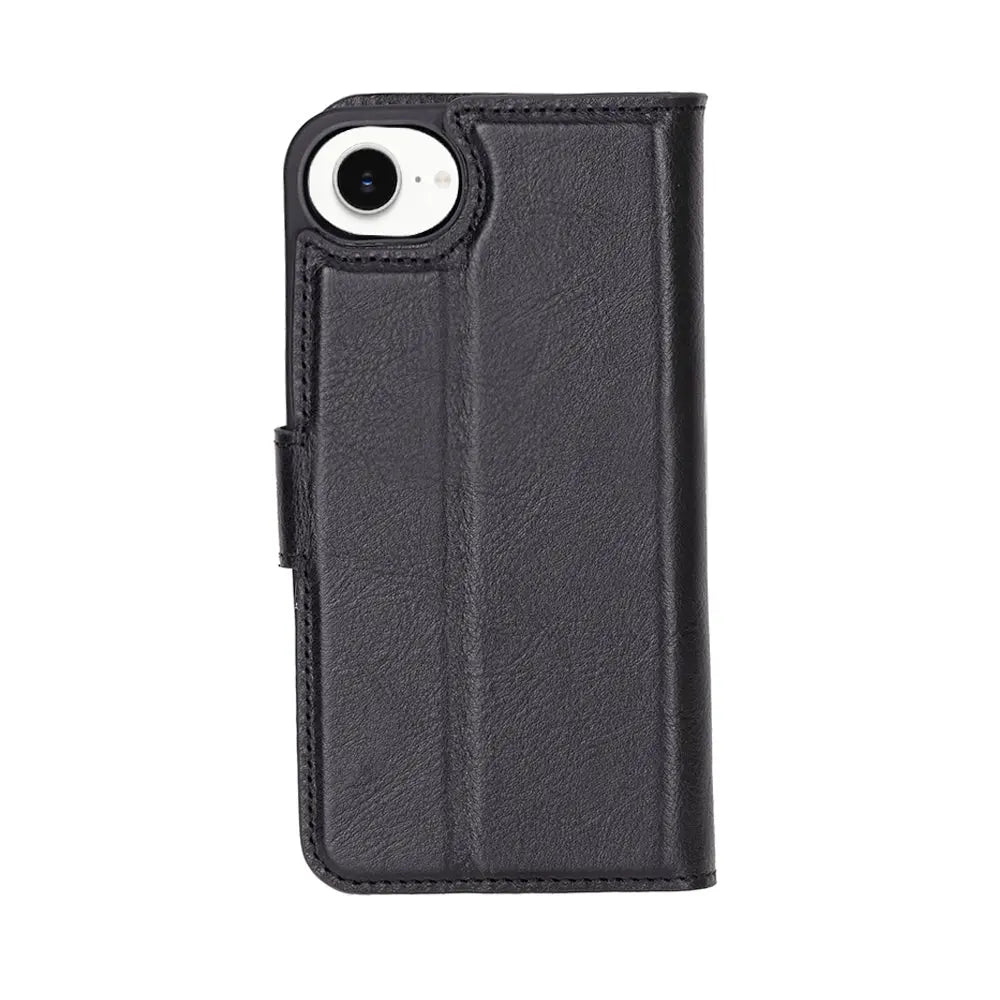 iPhone 16E Leather Wallet Case Detachable RFID – Magic Series