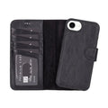 iPhone 16E Leather Wallet Case Detachable RFID – Magic Series