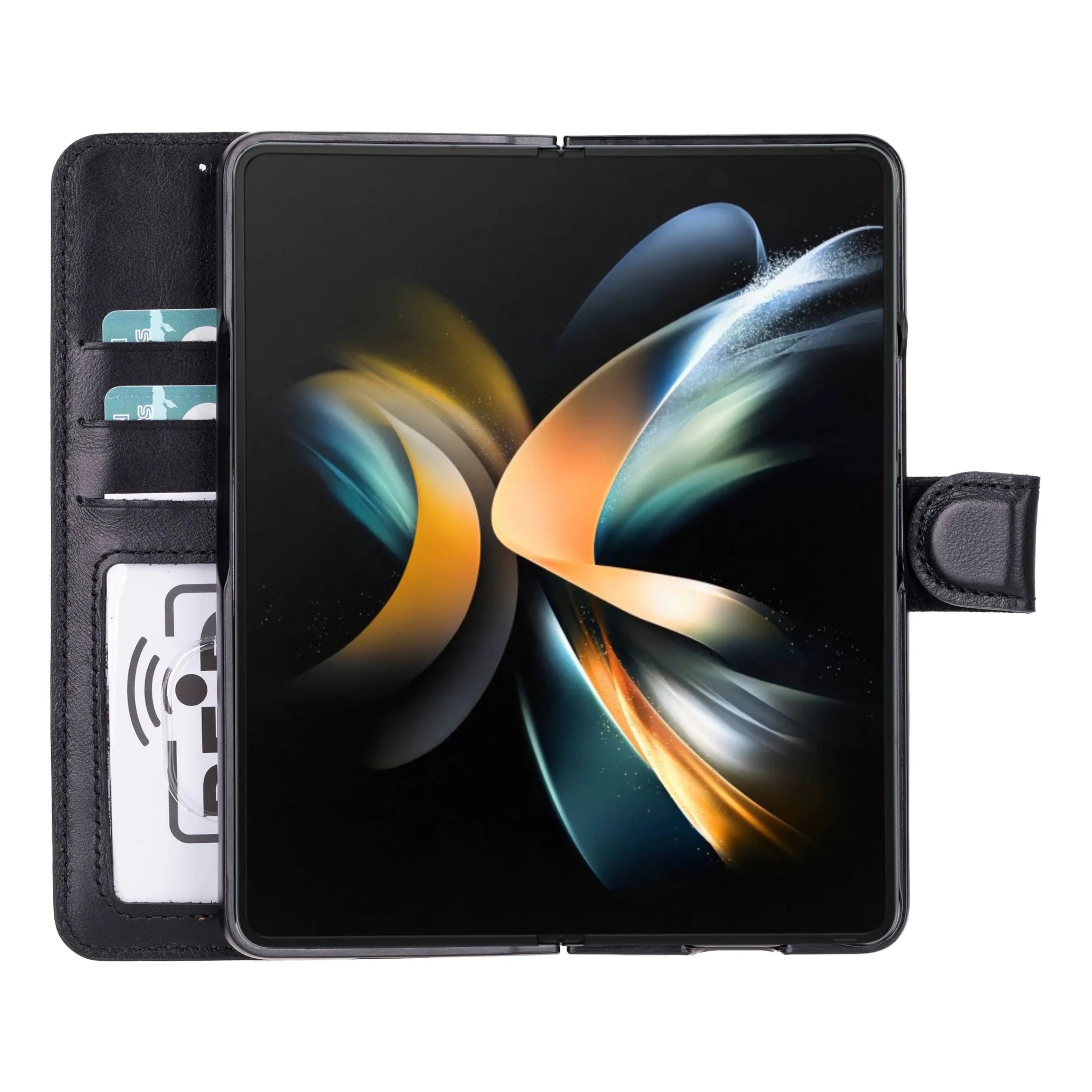 Google Pixel 10 Pro Fold Leather Folio Wallet Case RFID – Wallet ID