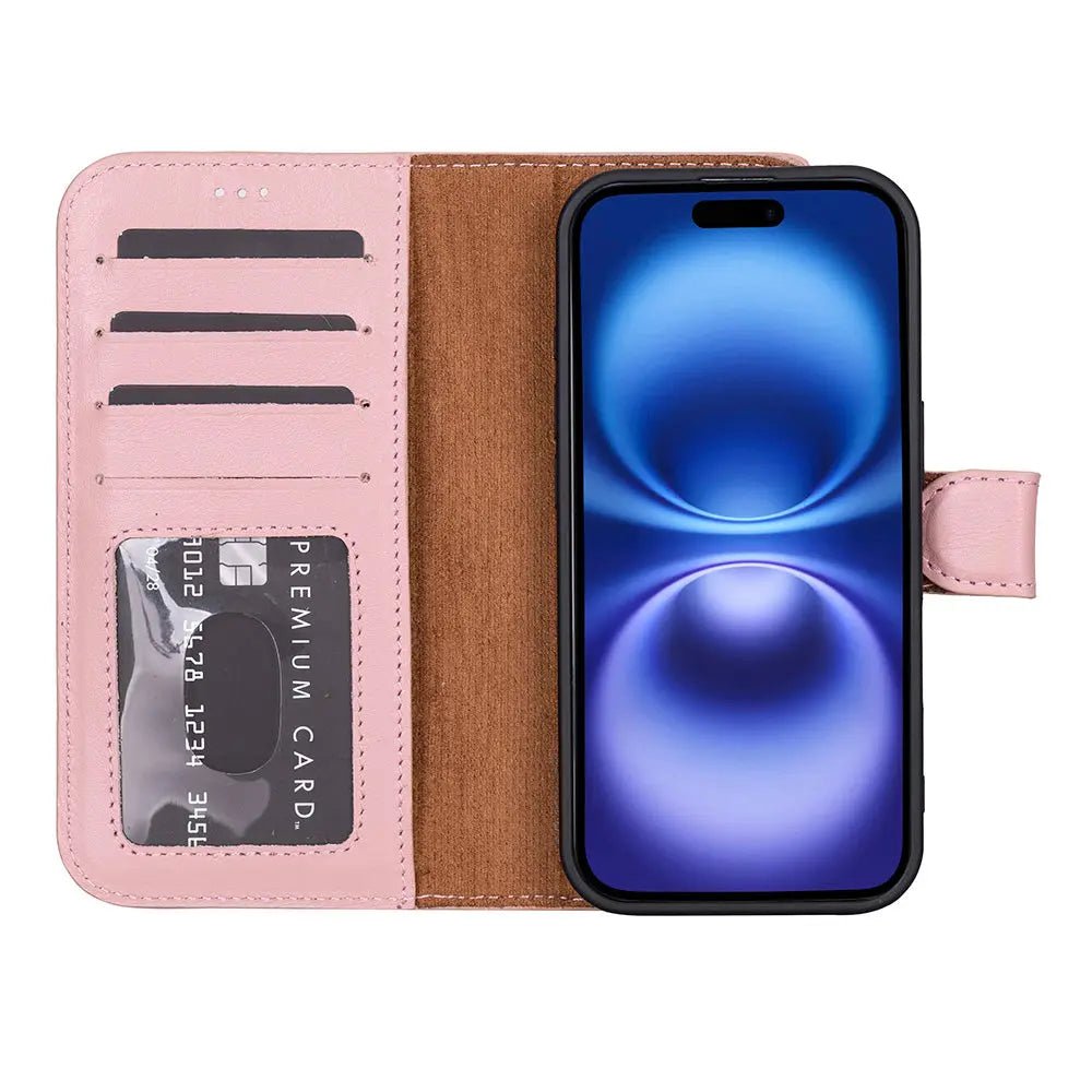 iPhone 17 Leather Wallet Case Detachable RFID MagSafe – Magic Series
