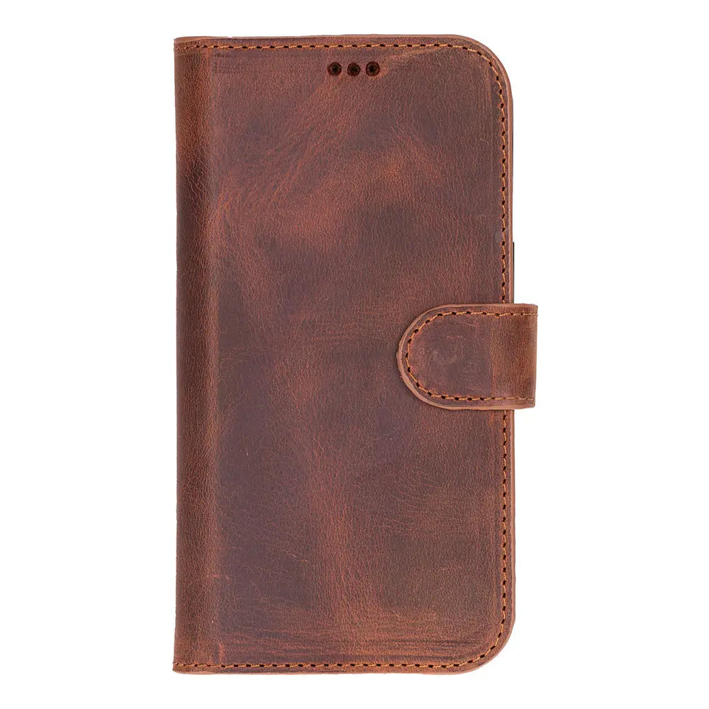 iPhone 17 Leather Wallet Case Detachable RFID MagSafe – Magic Series