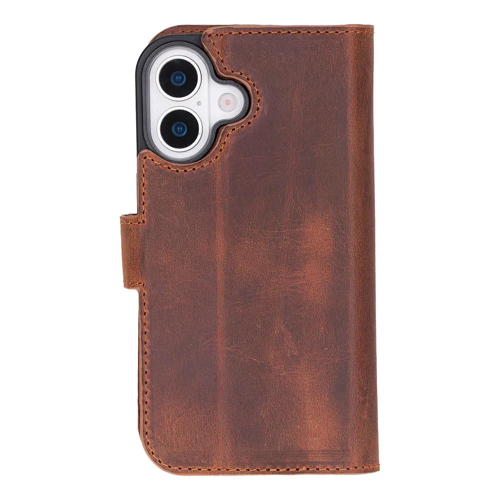 iPhone 17 Leather Wallet Case Detachable RFID MagSafe – Magic Series