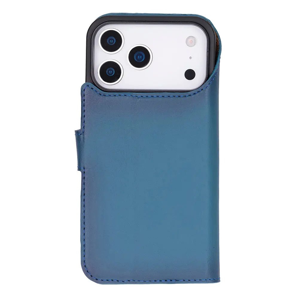 iPhone 17 Pro Leather Wallet Case Detachable RFID MagSafe – Magic Series