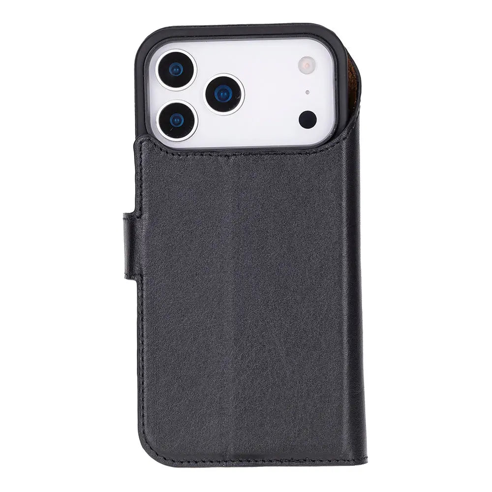iPhone 17 Pro Max Leather Wallet Case Detachable RFID MagSafe – Magic Series