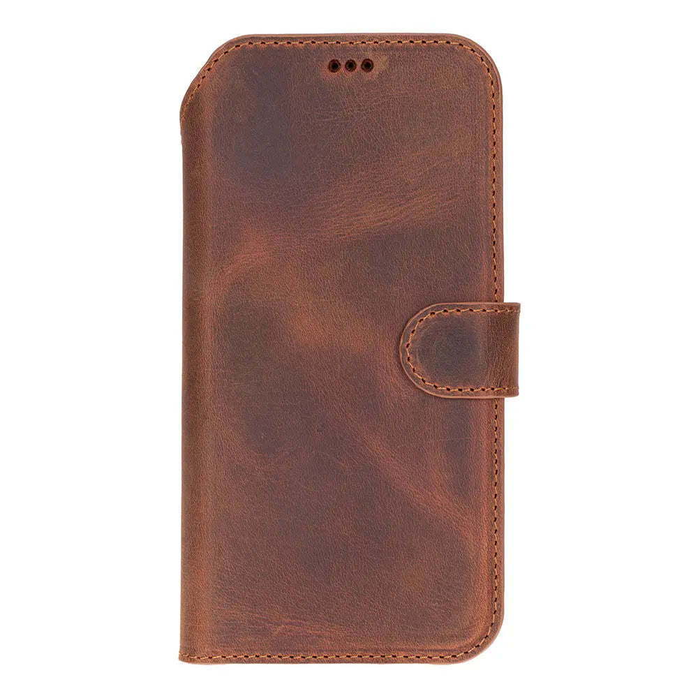 iPhone 17 Pro Leather Wallet Case Detachable RFID MagSafe – Magic Series