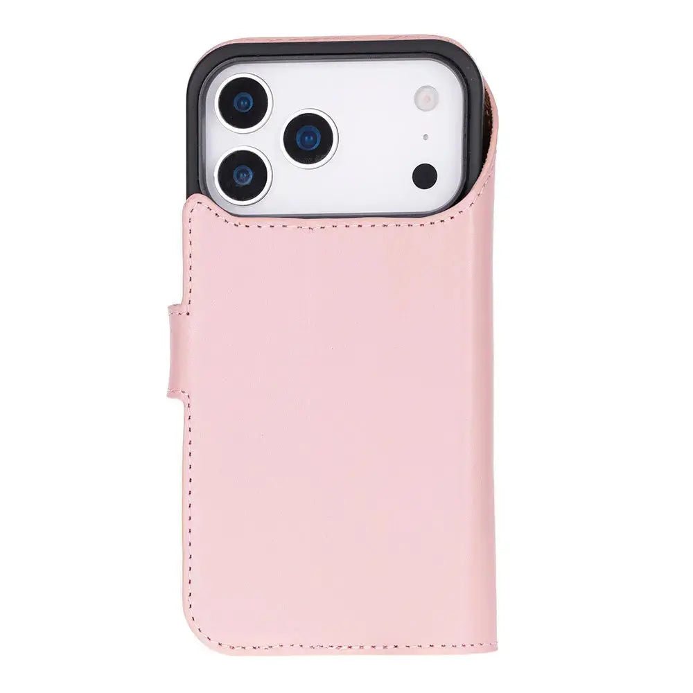 iPhone 17 Pro Leather Wallet Case Detachable RFID MagSafe – Magic Series
