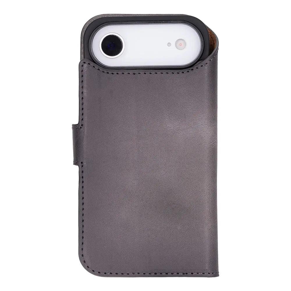 iPhone 17 Air Leather Wallet Case Detachable RFID MagSafe – Magic Series