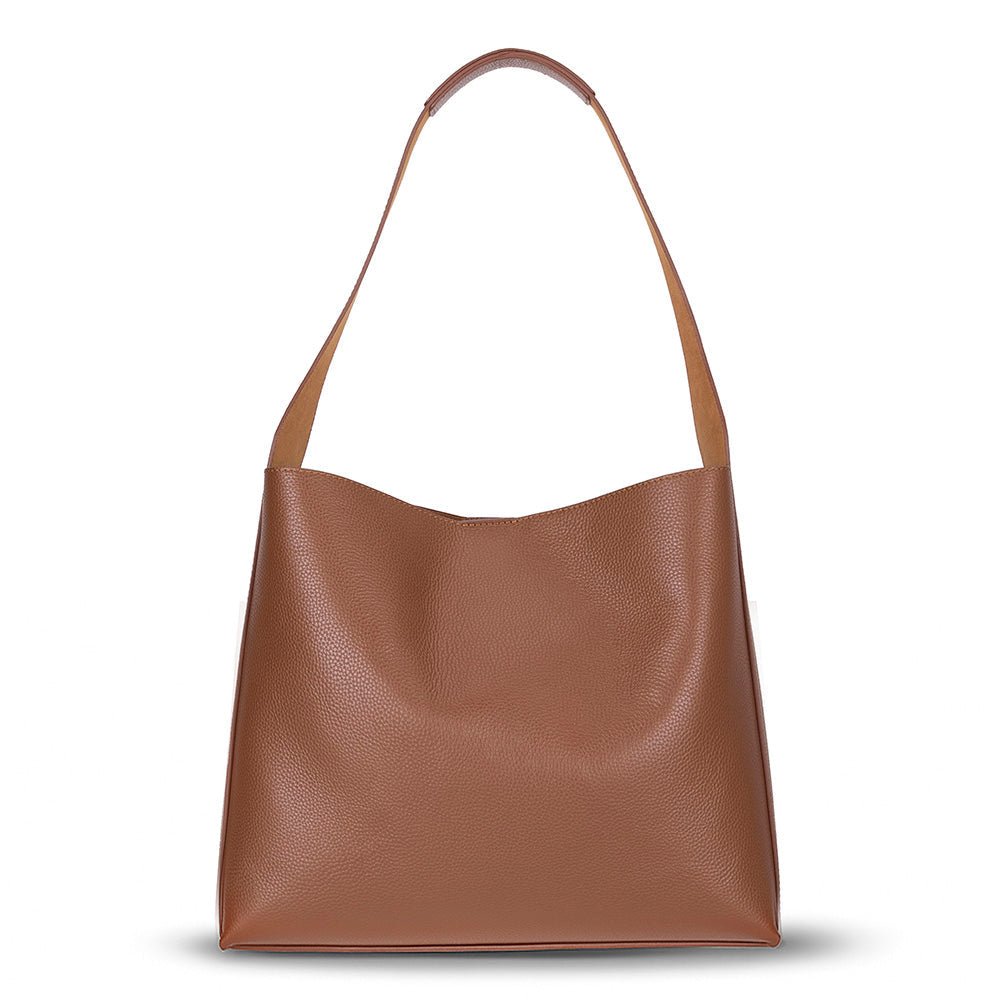 Stella Leather Women’s Tote Bag – Genuine Leather Shoulder Bag for Everyday Elegance | Minimal & Handcrafted