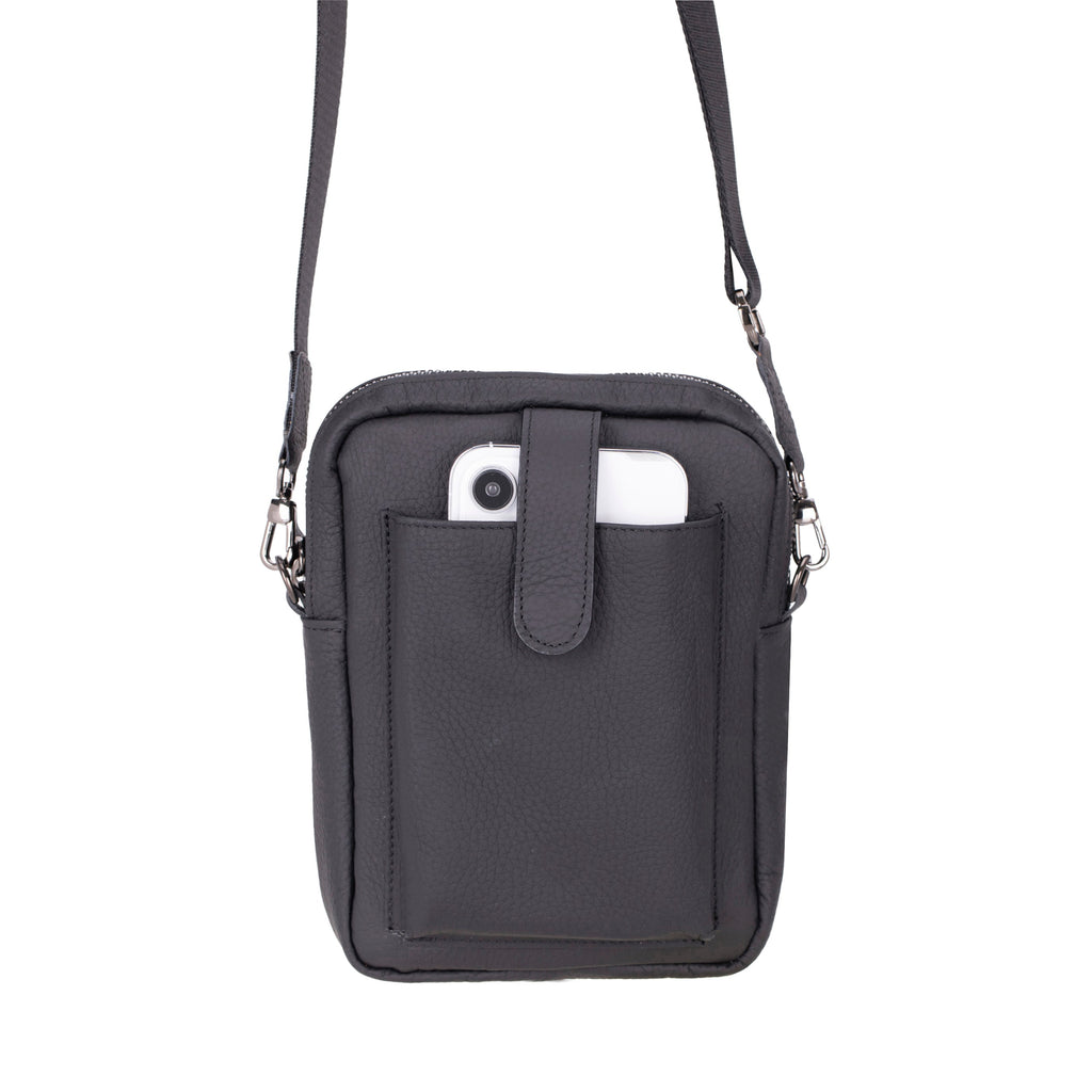 Pisa Leather Bag – Pebbled Leather Crossbody Bag for Men & Women for Everyday Elegance | Minimal & Handcrafted