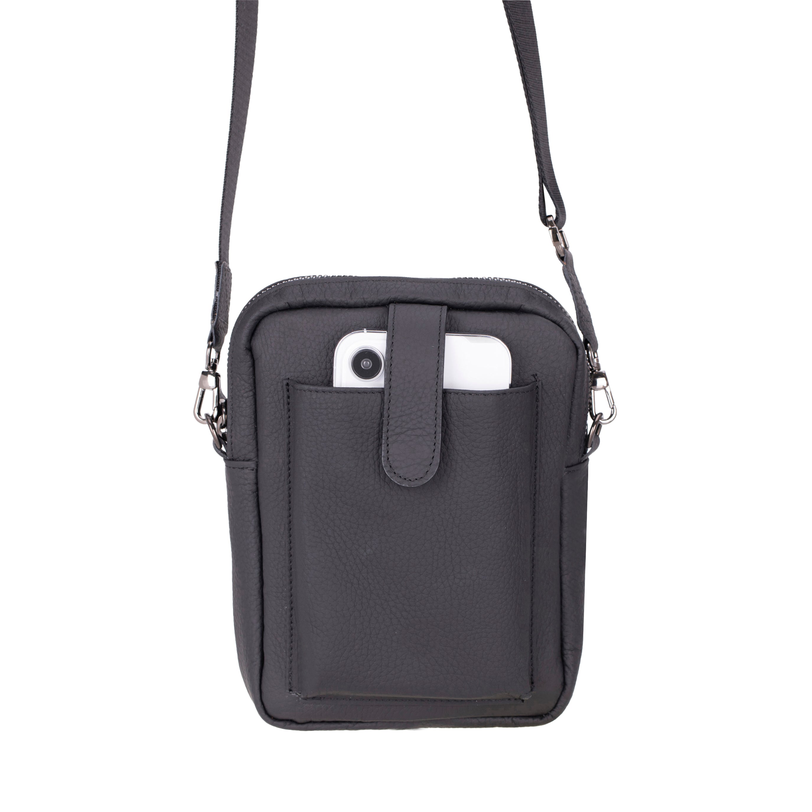 Pisa Leather Bag – Pebbled Leather Crossbody Bag for Men & Women for Everyday Elegance | Minimal & Handcrafted