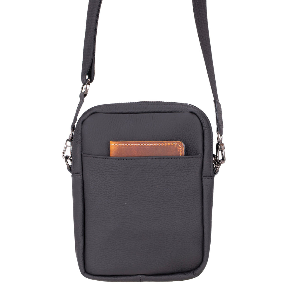 Pisa Leather Bag – Pebbled Leather Crossbody Bag for Men & Women for Everyday Elegance | Minimal & Handcrafted