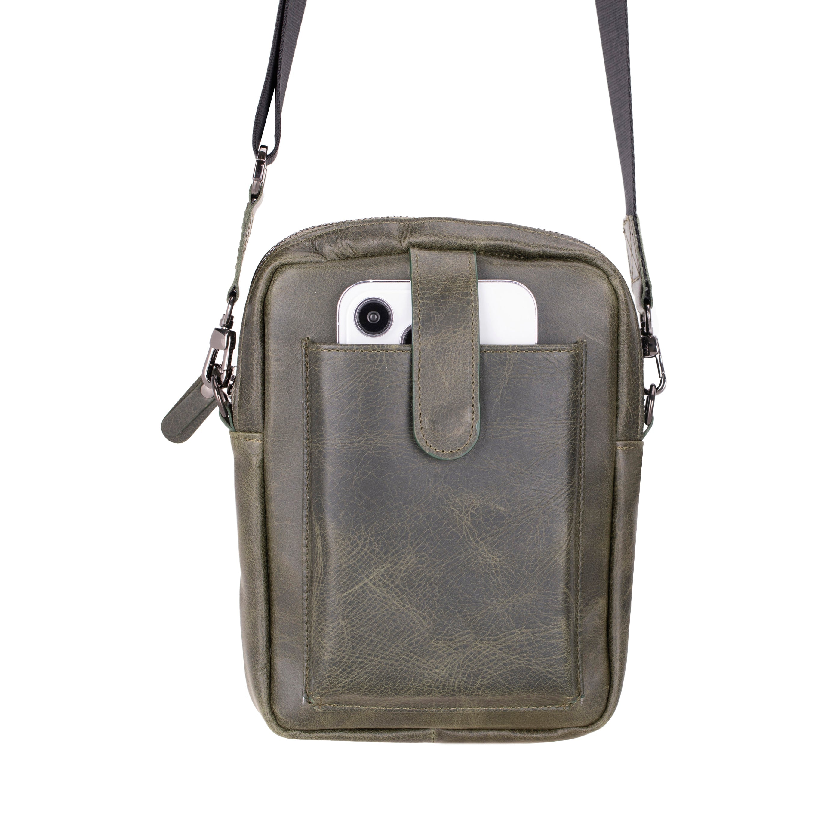 Pisa Leather Bag – Pebbled Leather Crossbody Bag for Men & Women for Everyday Elegance | Minimal & Handcrafted