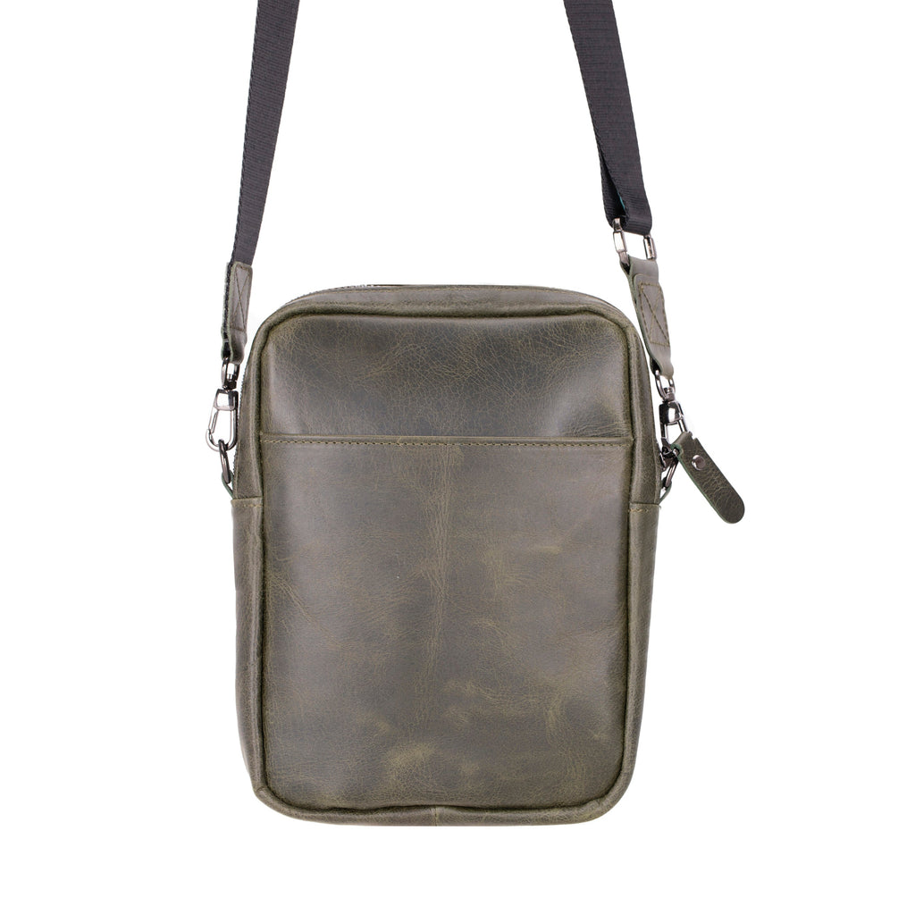 Pisa Leather Bag – Pebbled Leather Crossbody Bag for Men & Women for Everyday Elegance | Minimal & Handcrafted