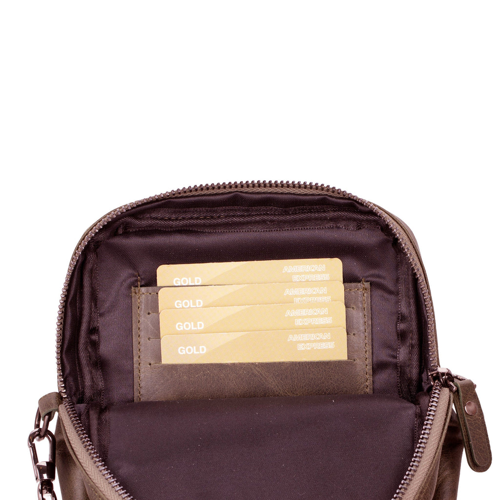 Pisa Leather Bag – Pebbled Leather Crossbody Bag for Men & Women for Everyday Elegance | Minimal & Handcrafted