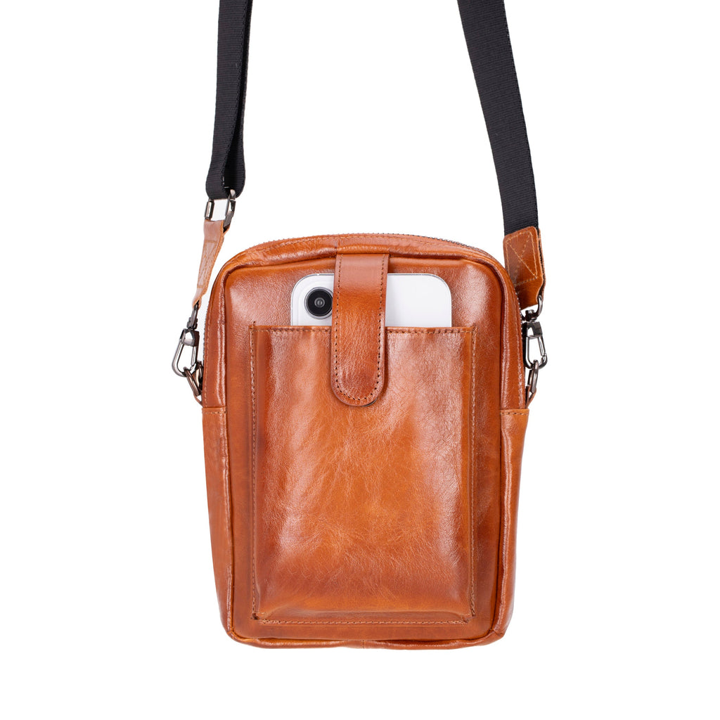 Pisa Leather Bag – Pebbled Leather Crossbody Bag for Men & Women for Everyday Elegance | Minimal & Handcrafted