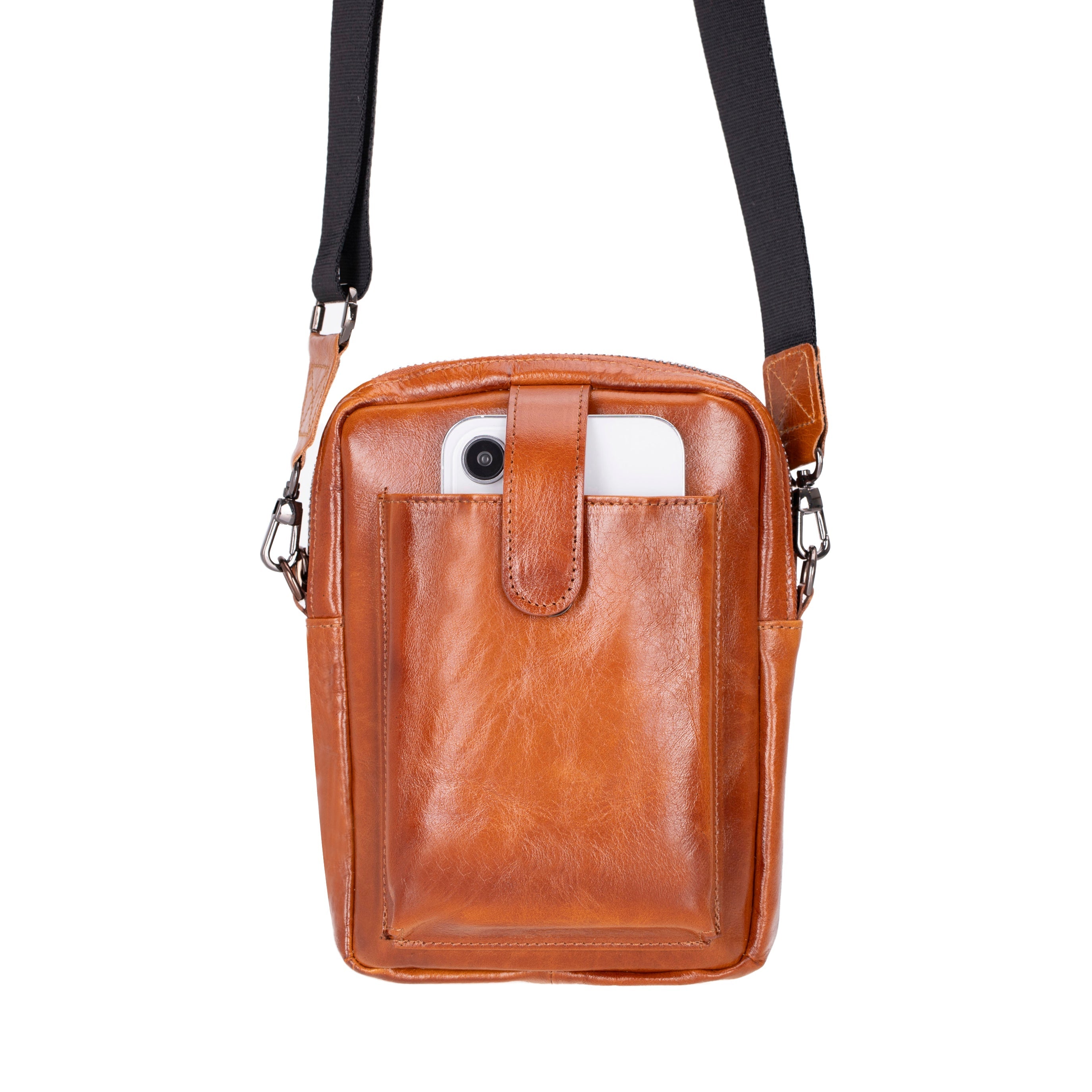 Pisa Leather Bag – Pebbled Leather Crossbody Bag for Men & Women for Everyday Elegance | Minimal & Handcrafted