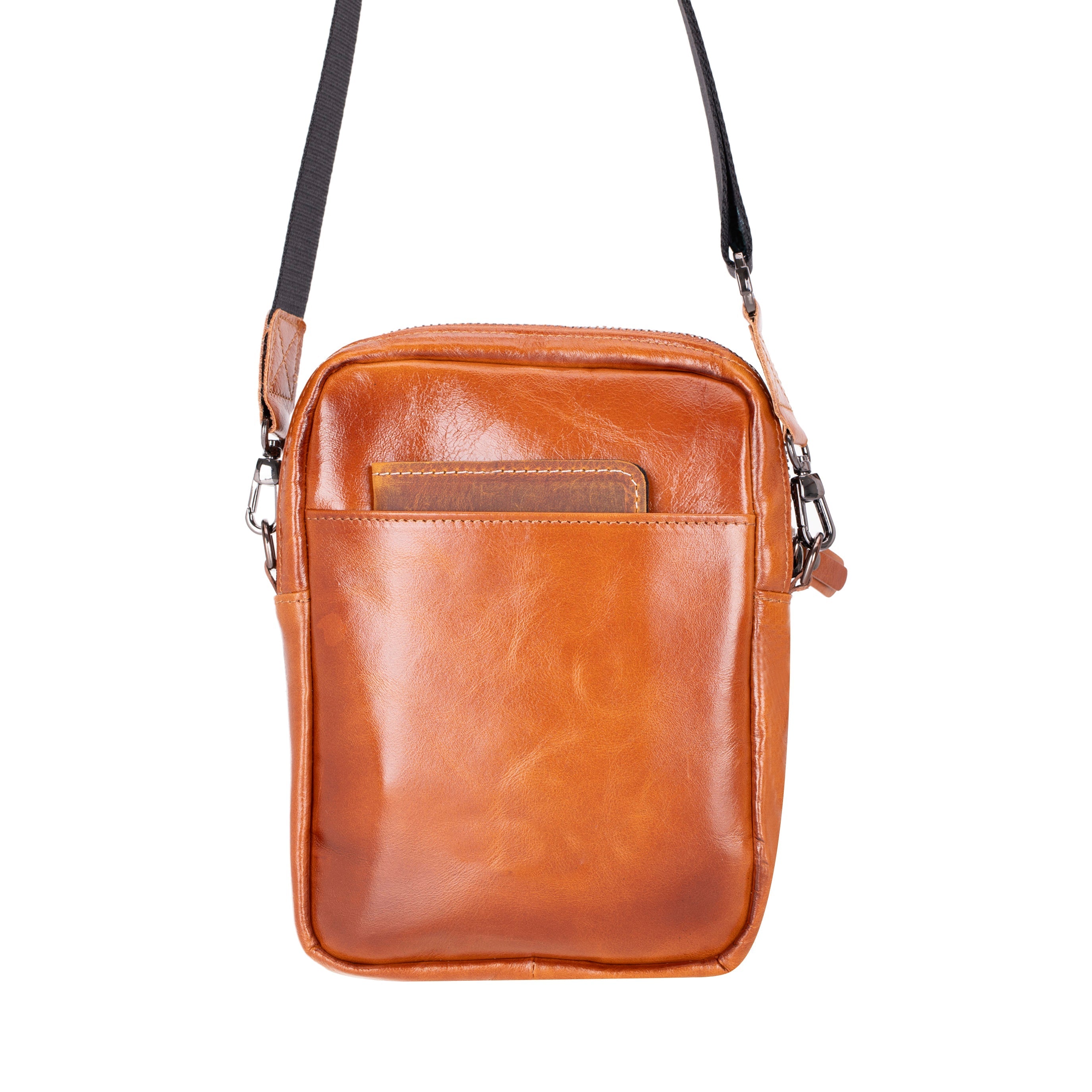 Pisa Leather Bag – Pebbled Leather Crossbody Bag for Men & Women for Everyday Elegance | Minimal & Handcrafted