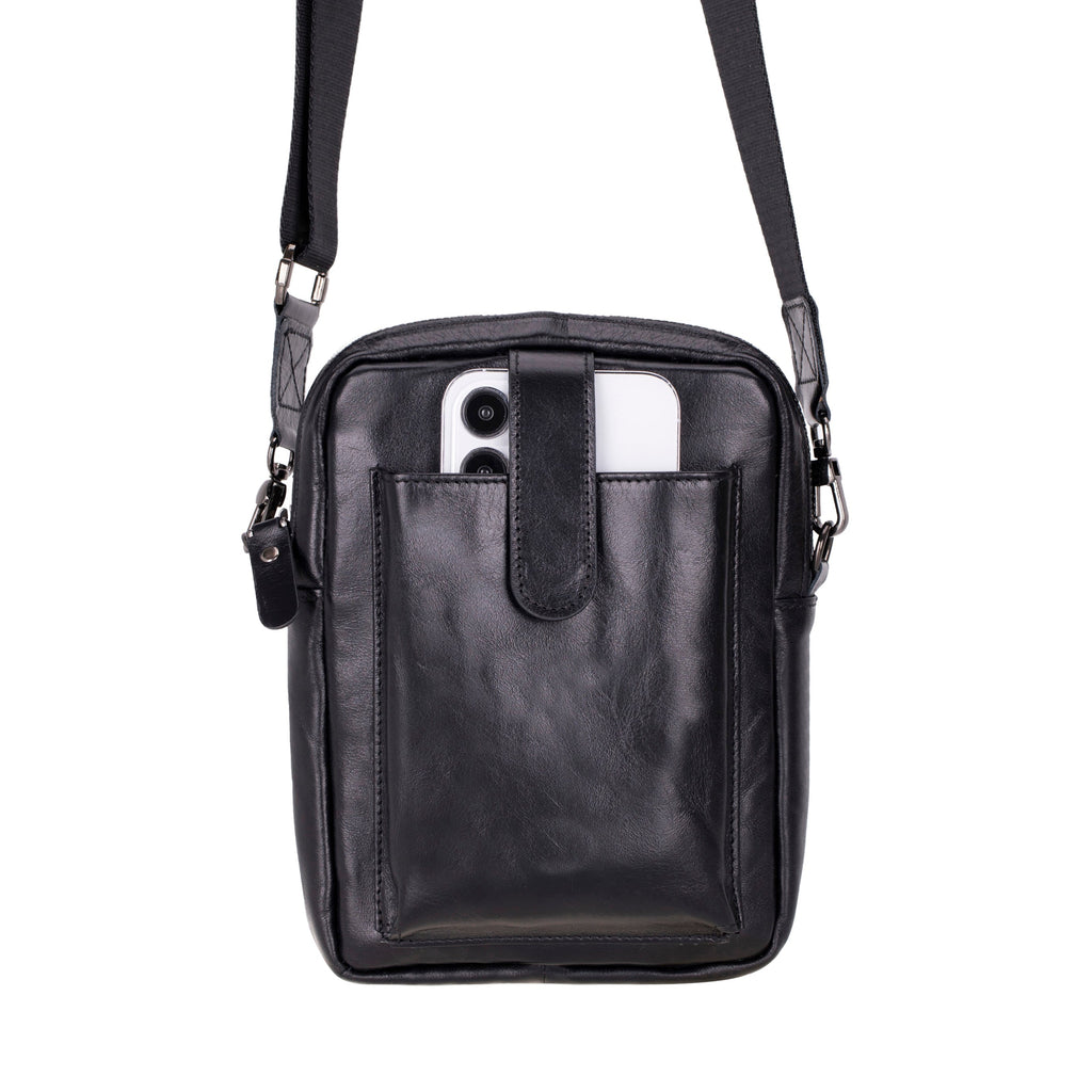 Pisa Leather Bag – Pebbled Leather Crossbody Bag for Men & Women for Everyday Elegance | Minimal & Handcrafted