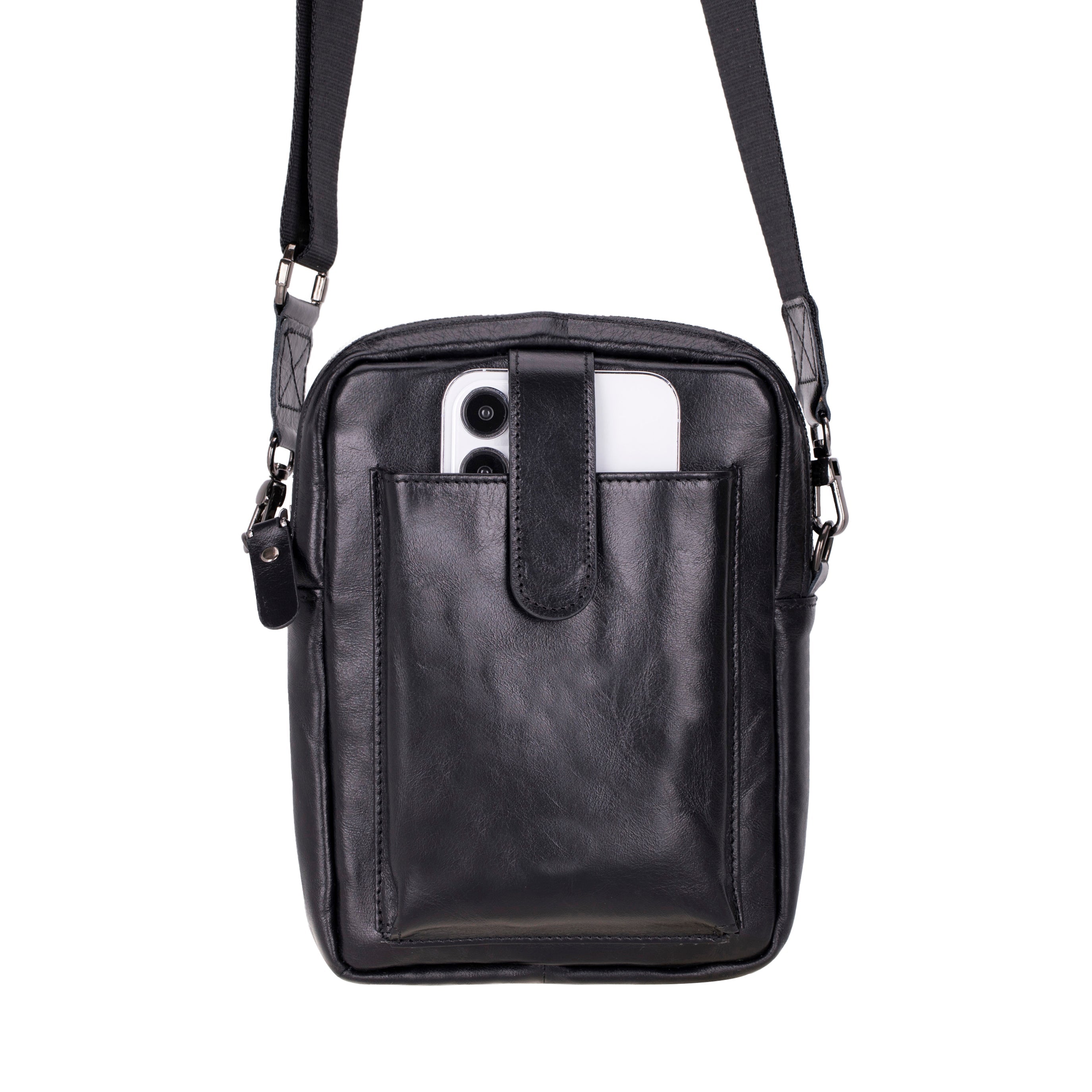 Pisa Leather Bag – Pebbled Leather Crossbody Bag for Men & Women for Everyday Elegance | Minimal & Handcrafted